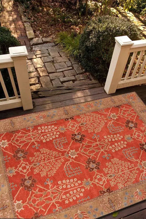 Poeme PM51 Chambery Orange Rust / Gold Brown Rug