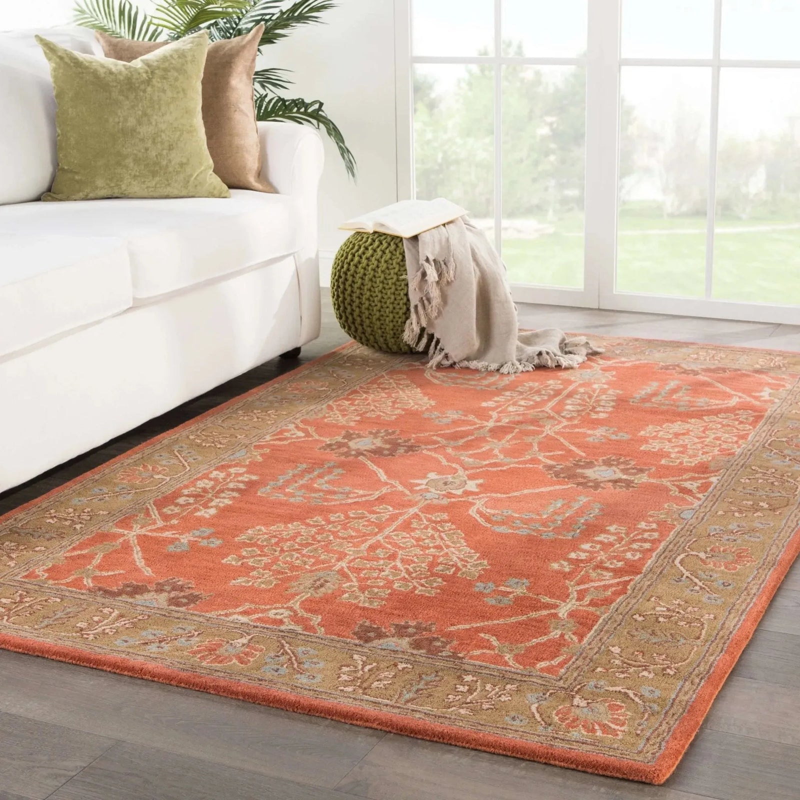 Poeme PM51 Chambery Orange Rust / Gold Brown Rug