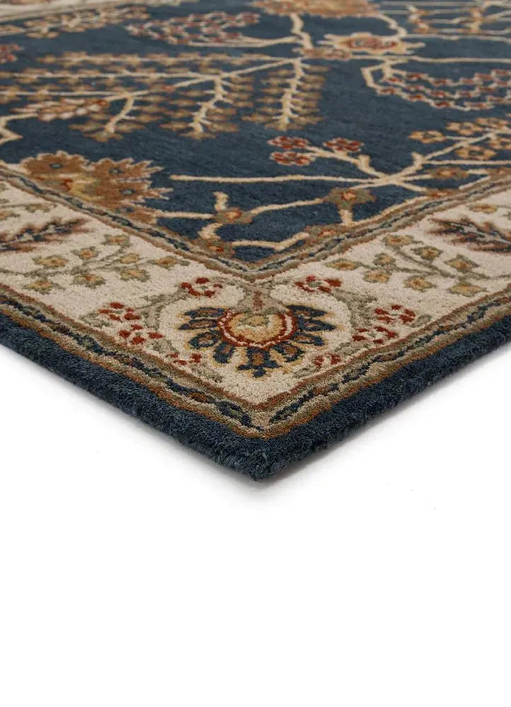 Poeme PM82 Chambery Indigo / Dark Ivory Rug
