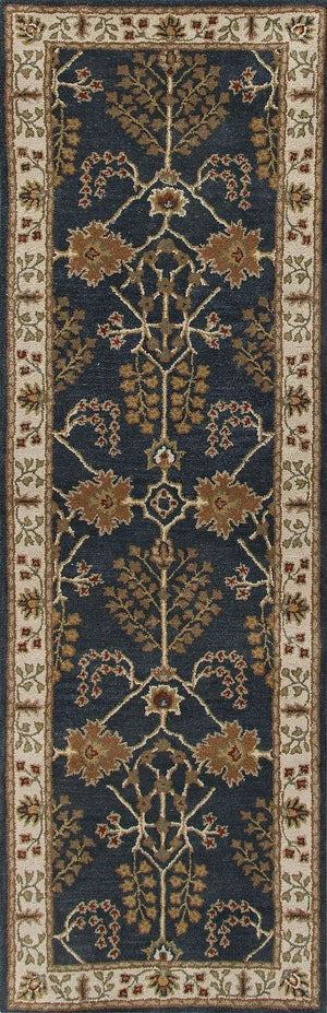 Poeme PM82 Chambery Indigo / Dark Ivory Rug