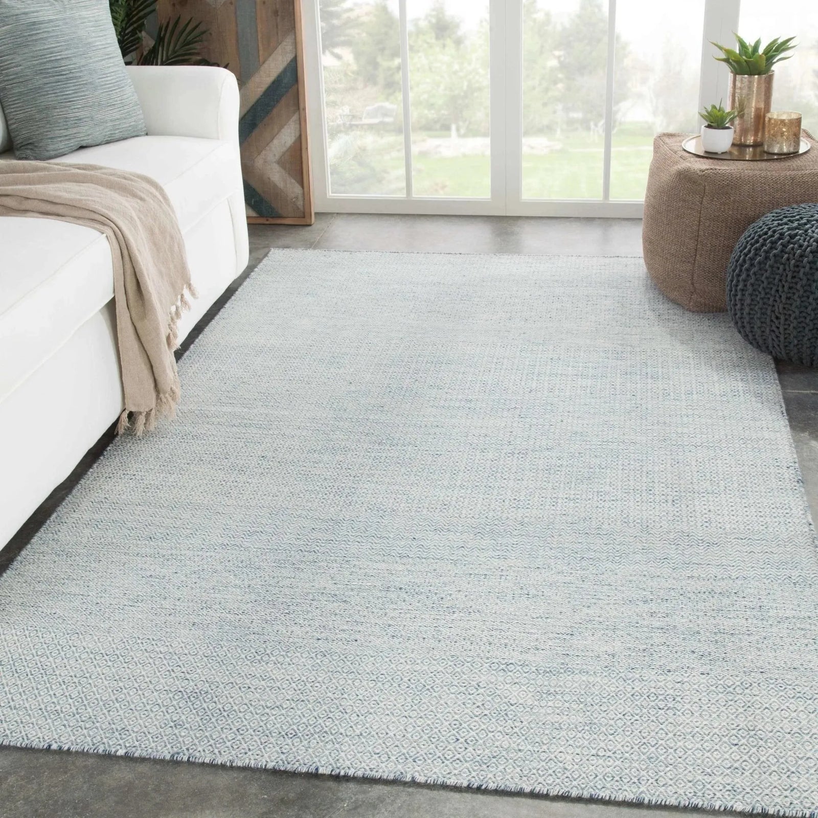 Poise POE05 Glace Orion Blue/Blue Mirage Rug