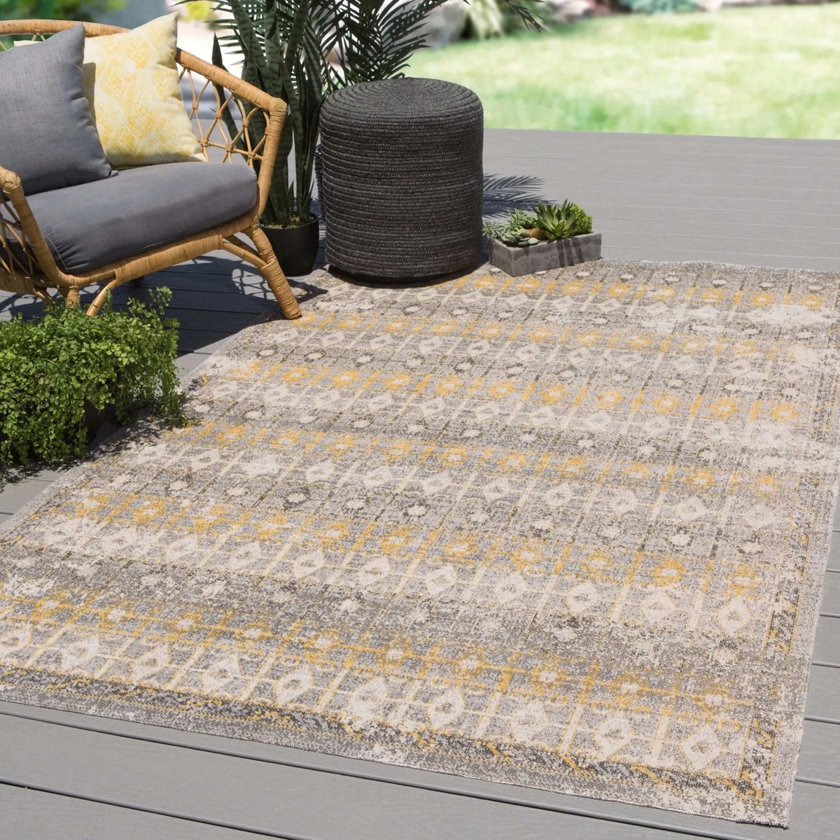 Polaris POL08 Giralda Flint Gray/Gray Morn Rug