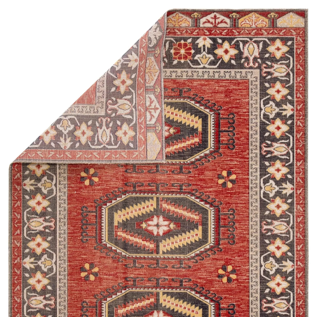 Polaris Pol12 Miner Red/Yellow Rug