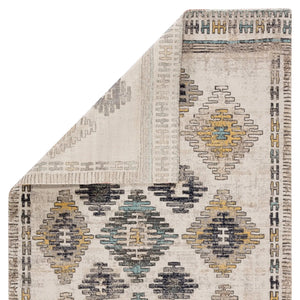 Polaris Pol17 Dez Blue/Yellow Rug