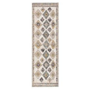 Polaris Pol17 Dez Blue/Yellow Rug