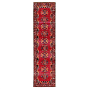 Polaris Pol19 Paloma Red/Black Rug