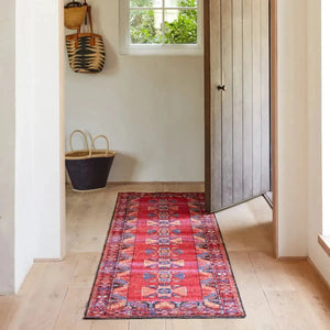 Polaris POL19 Red/Black Rug