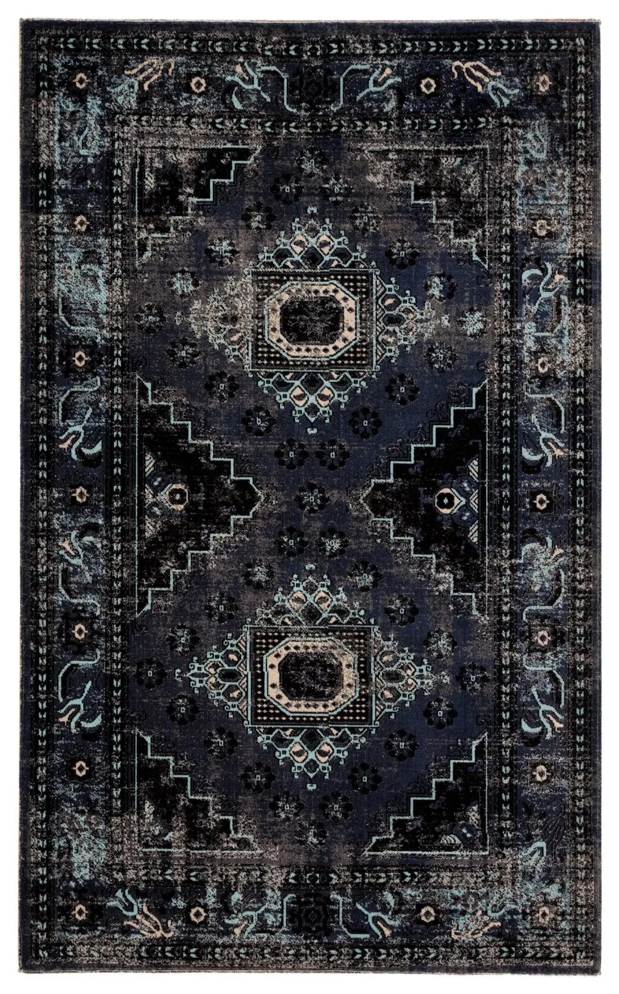 Polaris Pol24 Westlyn Black/Blue Rug