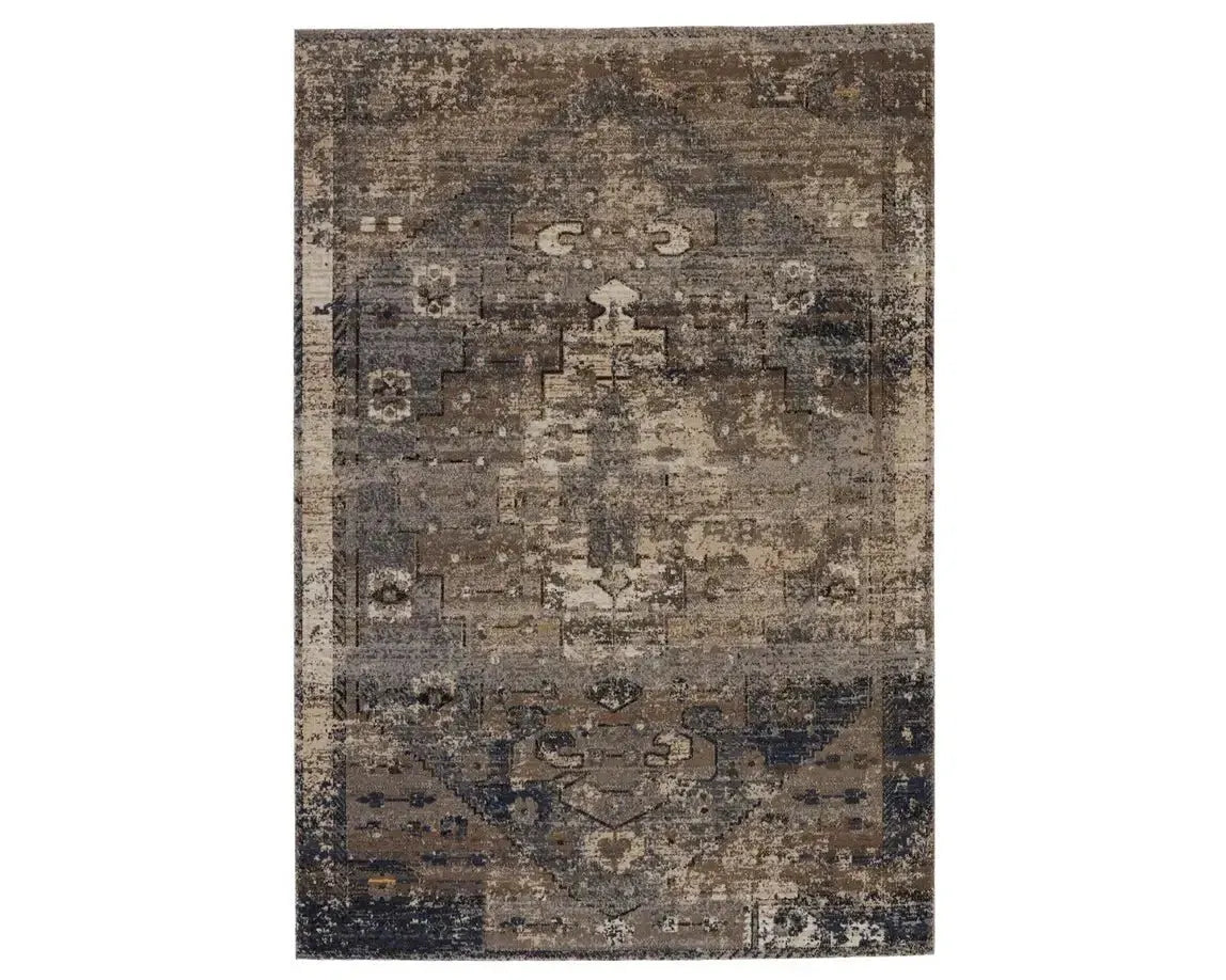 Polaris POL25 Grey/Warm Taupe Rug