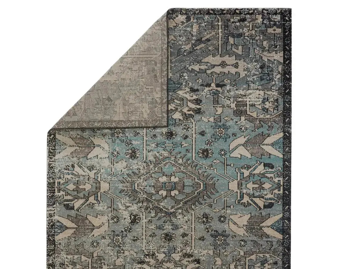 Polaris POL26 Light Blue/Grey Rug