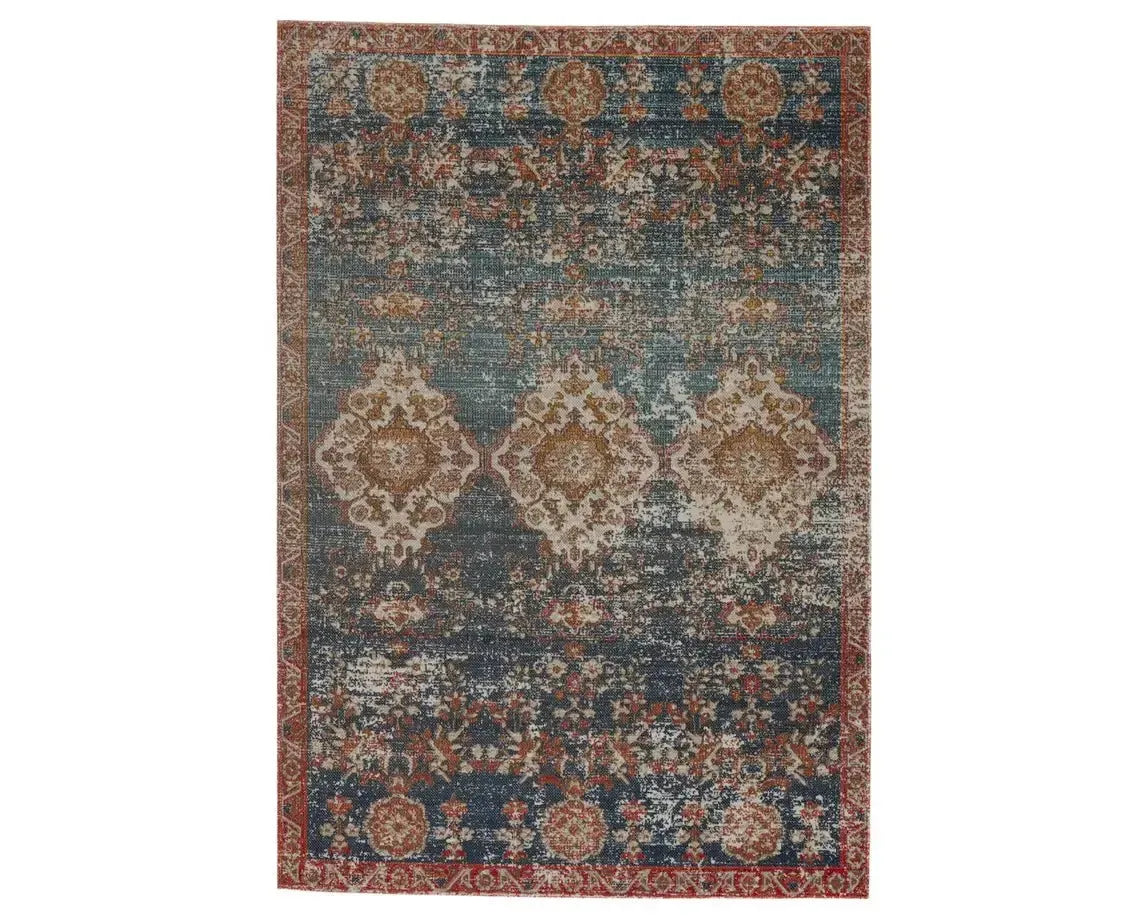 Polaris POL28 Red/Blue Rug