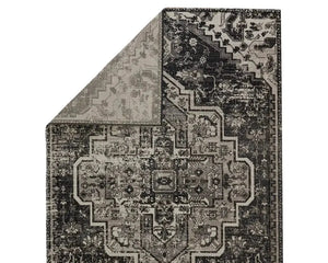 Polaris POL29 Deep Black/Tonal Grey Rug
