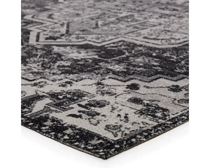 Polaris POL29 Deep Black/Tonal Grey Rug