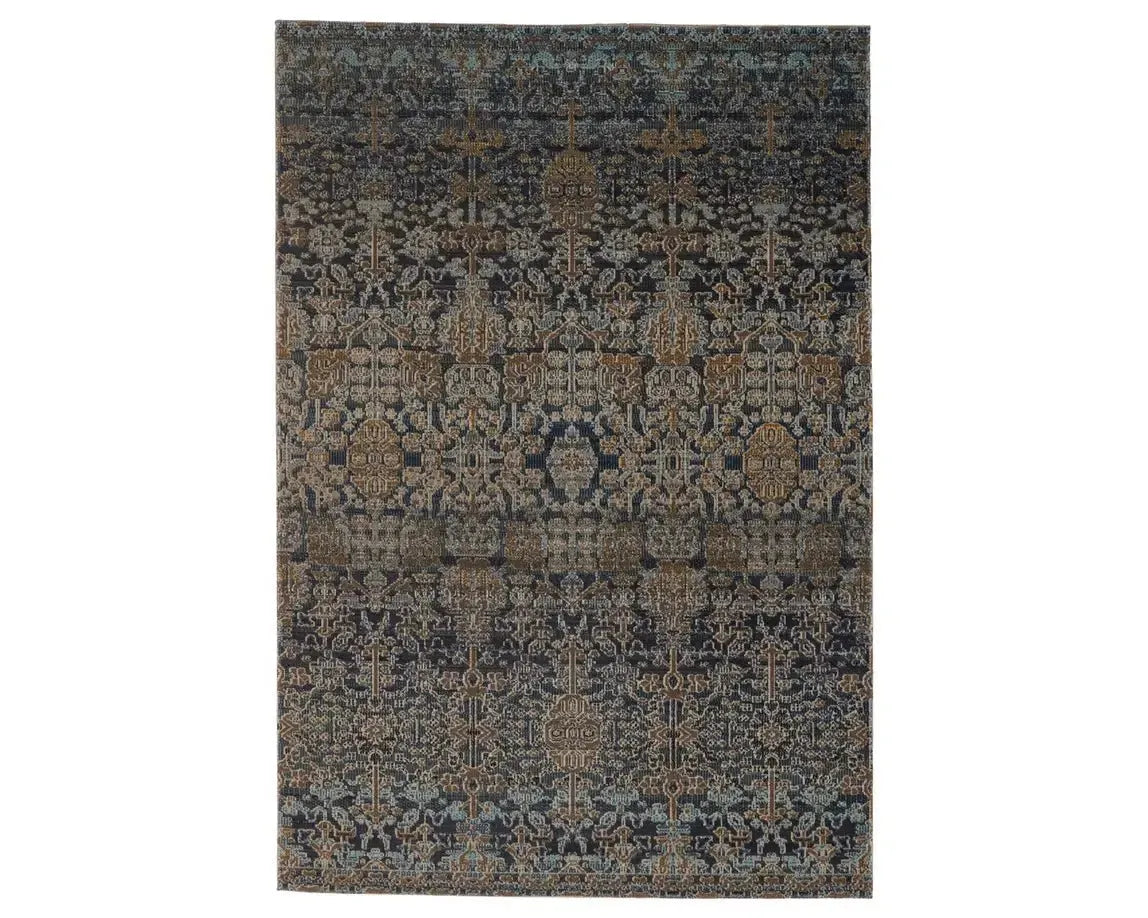 Polaris POL31 Blue/Yellow Rug