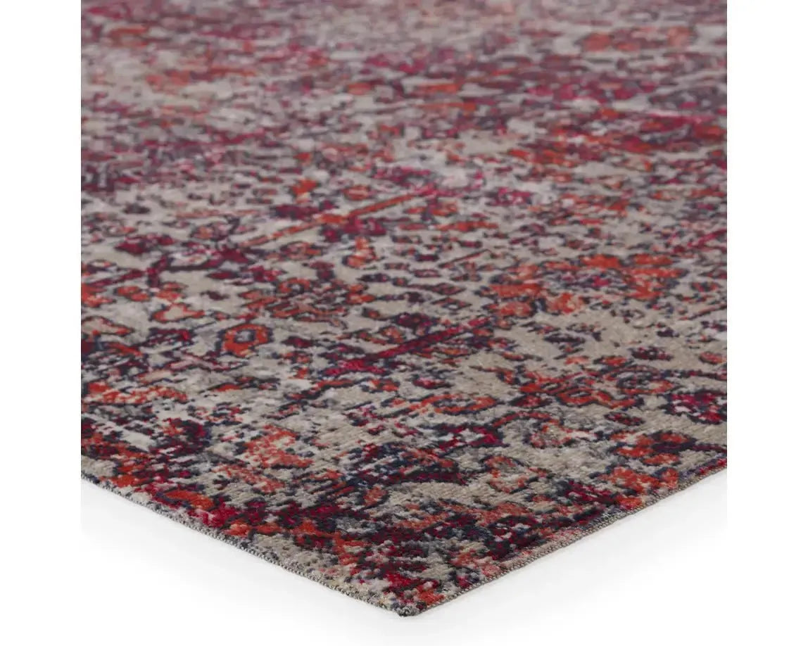 Polaris POL36 Vivid Red/Earthy Tones Rug
