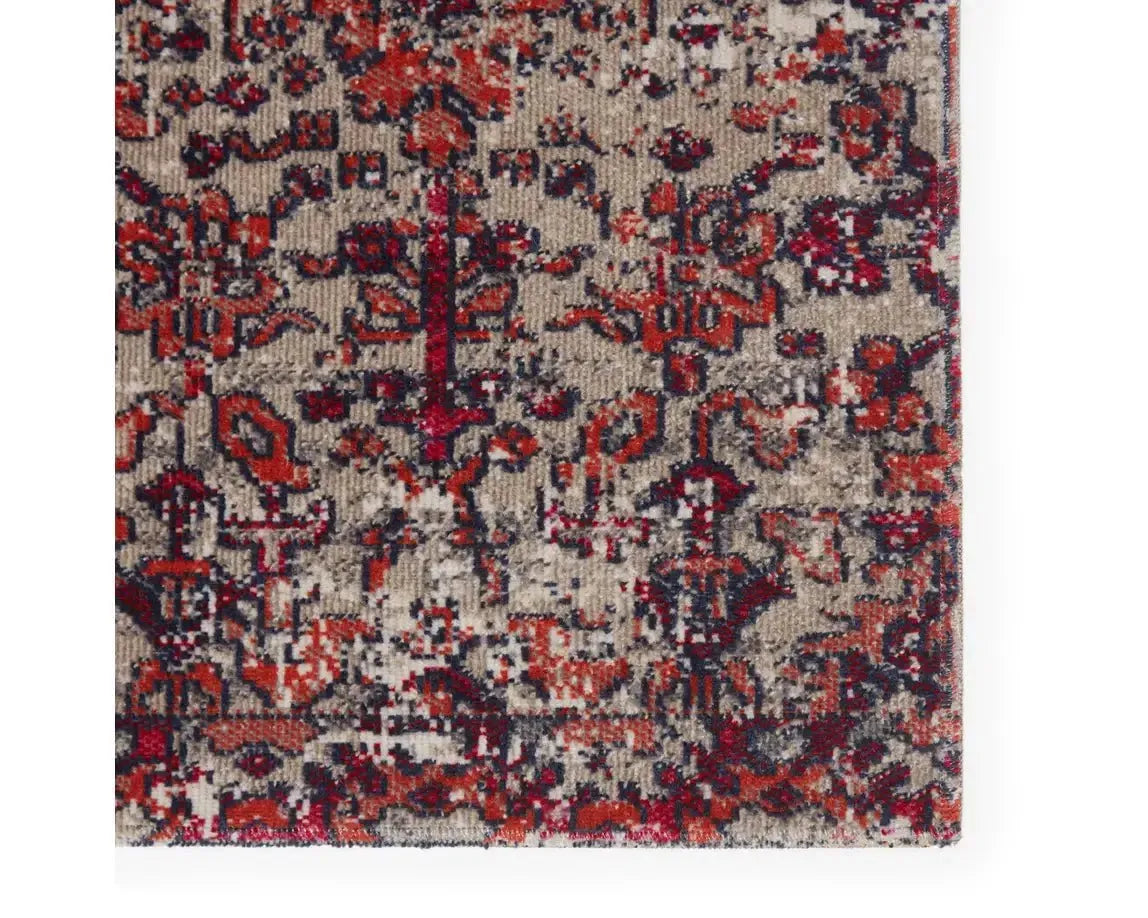 Polaris POL36 Vivid Red/Earthy Tones Rug