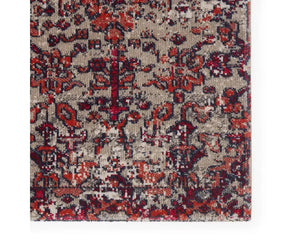 Polaris POL36 Vivid Red/Earthy Tones Rug