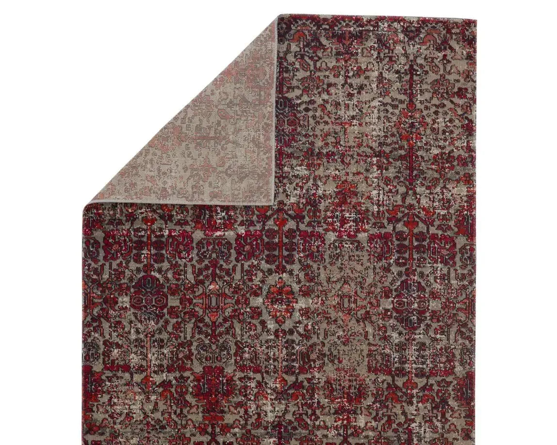Polaris POL36 Vivid Red/Earthy Tones Rug
