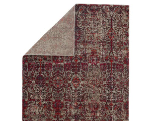 Polaris POL36 Vivid Red/Earthy Tones Rug