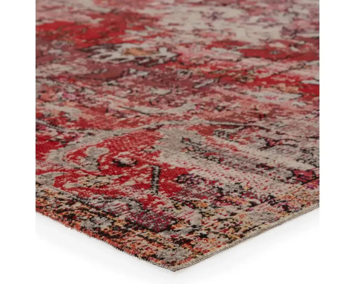 Polaris POL37 Bright Red/Yellow Rug