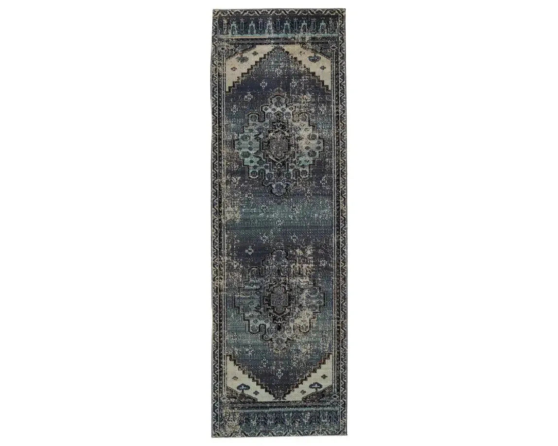 Polaris POL39 Grey/Blue Rug