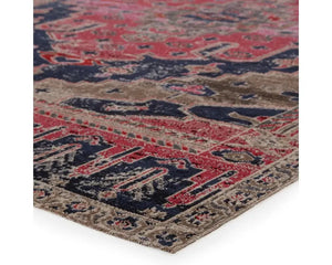 Polaris POL44 Bright Pink/Deep Blue Rug