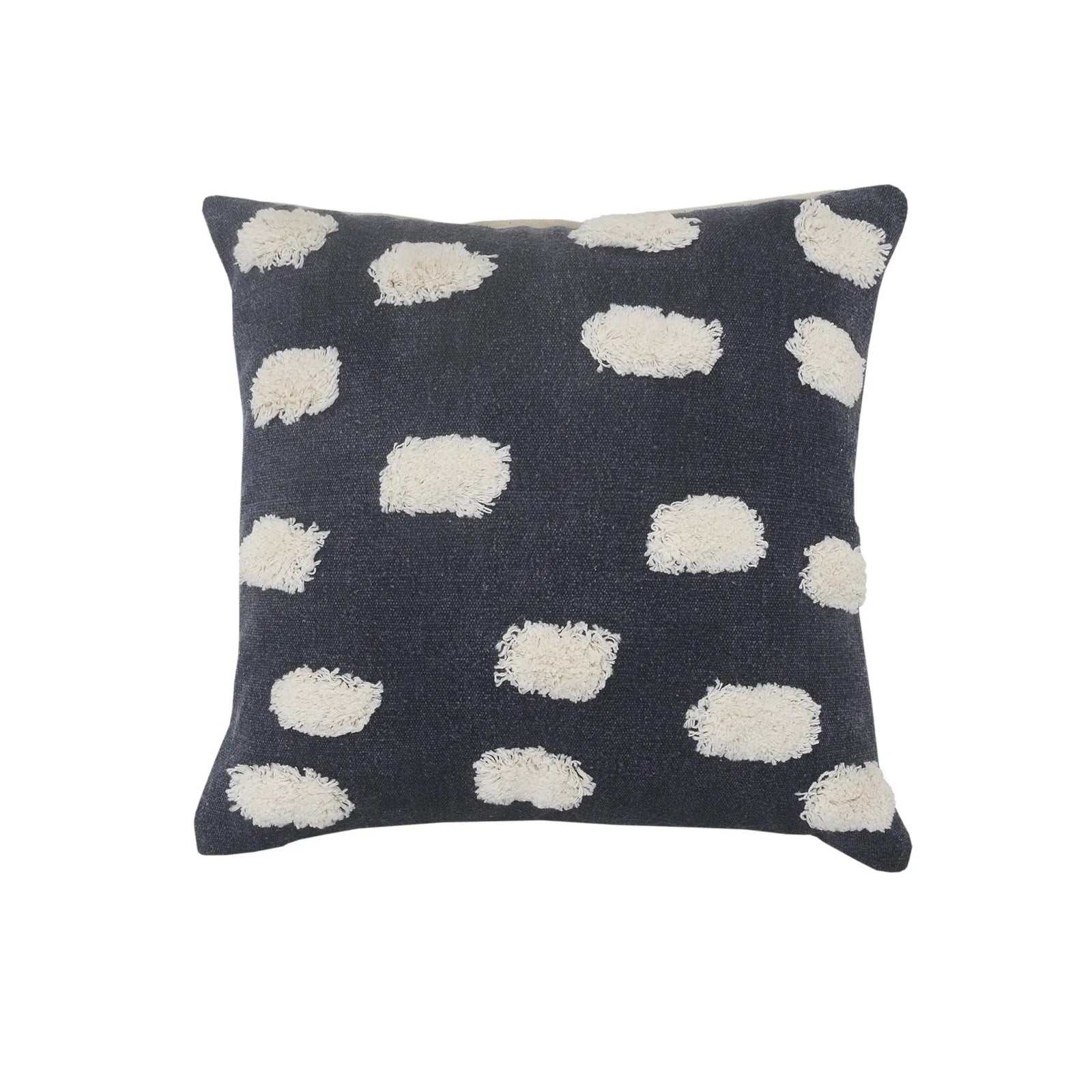 Pom Pom Palace Lr07653 Dark Blue/White Pillow