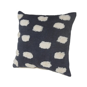 Pom Pom Palace Lr07653 Dark Blue/White Pillow