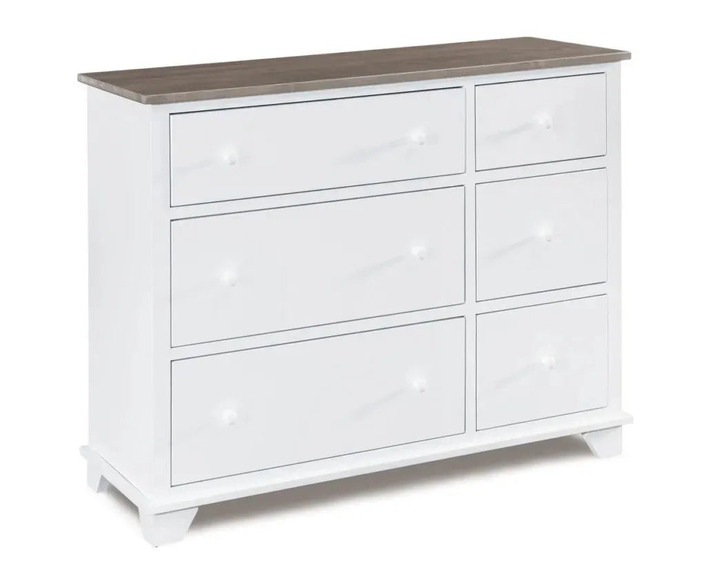 Portland 6 Drawer Combo Dresser