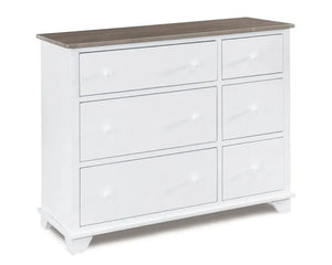 Portland 6 Drawer Combo Dresser