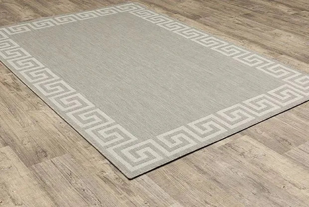 Portofino 6560D Grey/Ivory Rug