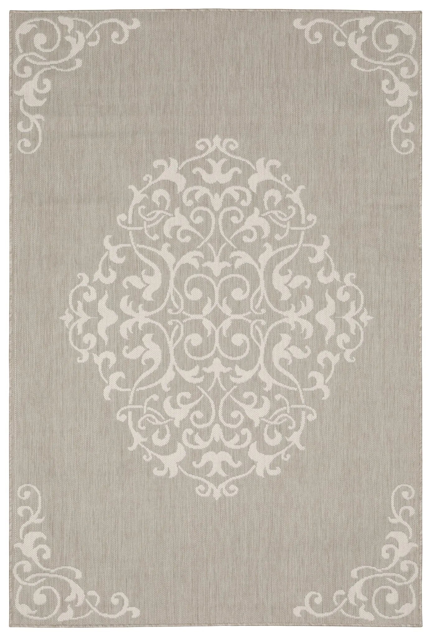 Portofino 6649W Grey/Ivory Rug