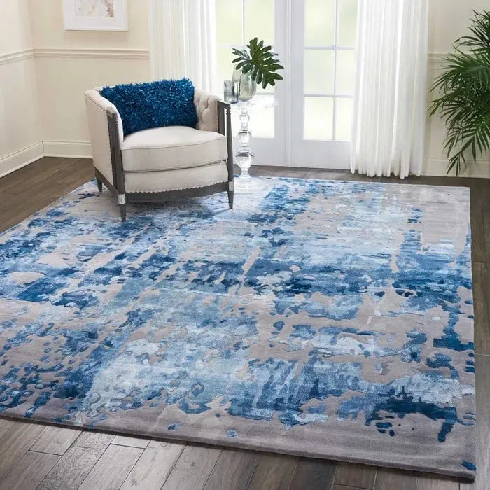 Prismatic PRS10 Blue/Grey Rug