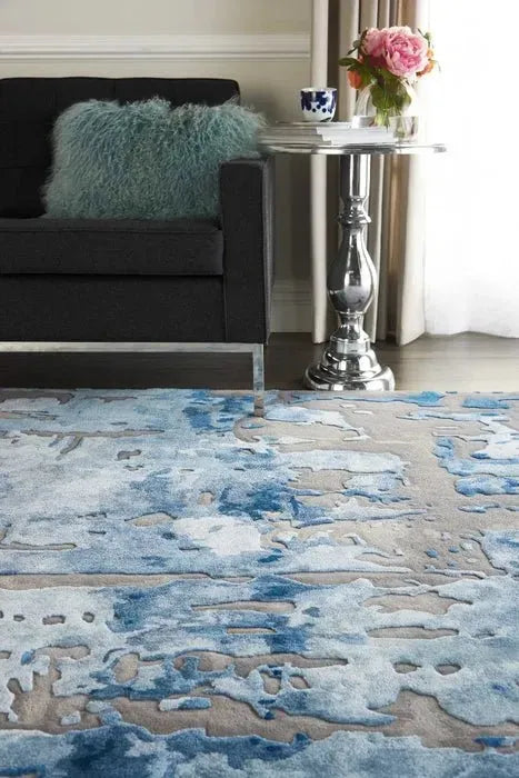 Prismatic PRS10 Blue/Grey Rug