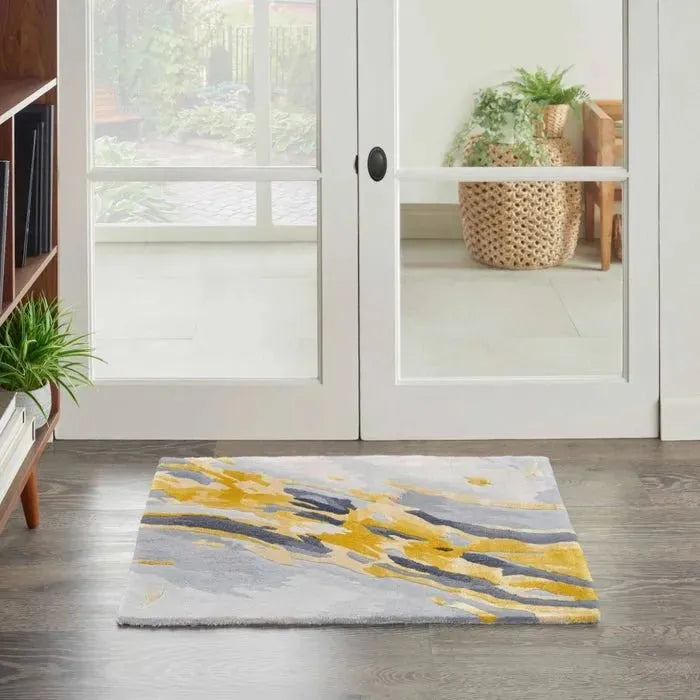 Prismatic PRS24 Grey/Gold Rug
