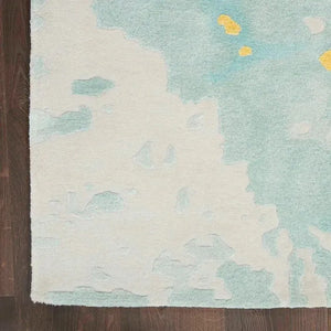 Prismatic PRS26 Seafoam Gold Rug