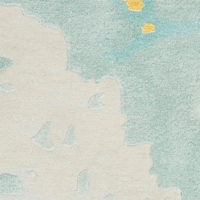 Prismatic PRS26 Seafoam Gold Rug