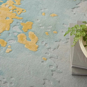 Prismatic PRS26 Seafoam Gold Rug