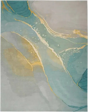 Prismatic PRS27 Grey/Seafoam Rug