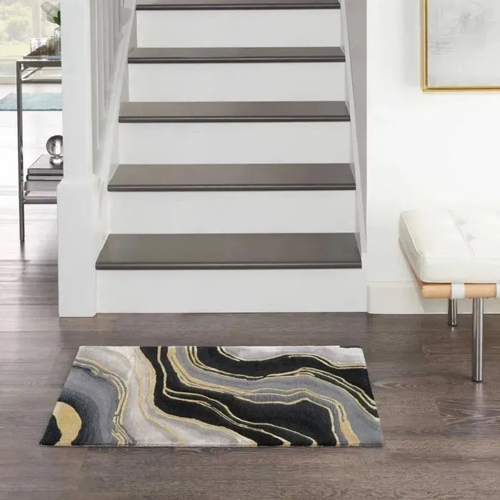 Prismatic PRS31 Charcoal Grey Rug