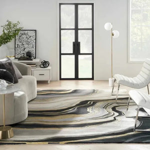 Prismatic PRS31 Charcoal Grey Rug