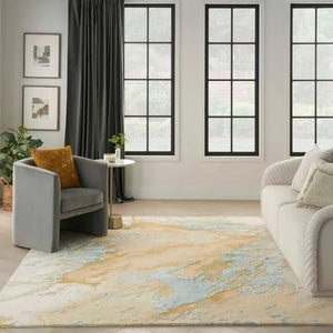 Prismatic PRS36 Sand Blue Rug