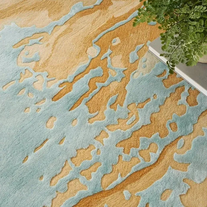 Prismatic PRS36 Sand Blue Rug