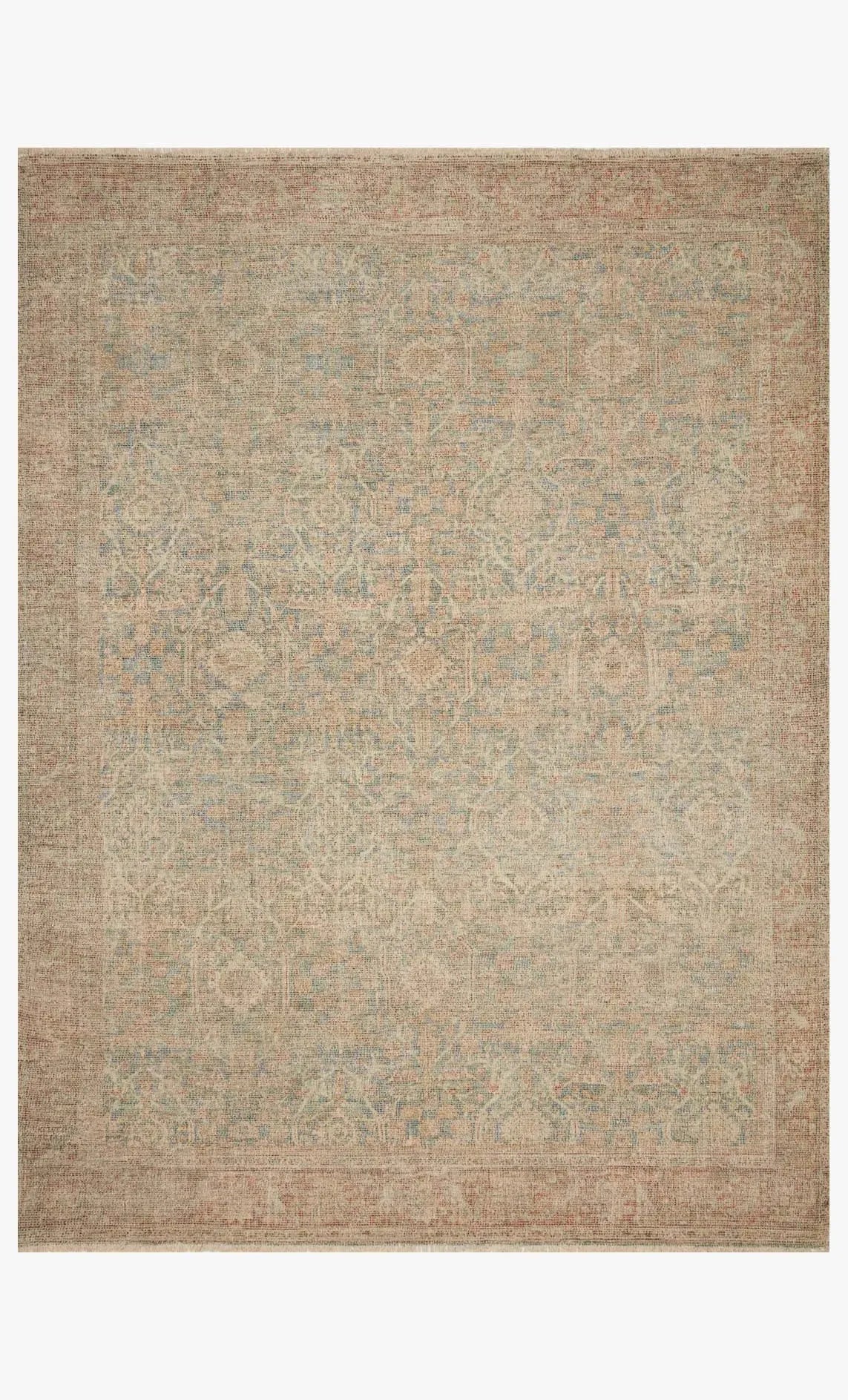Priya Pry-06 Denim/Rust Rug