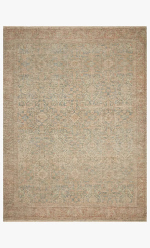 Priya Pry-06 Denim/Rust Rug