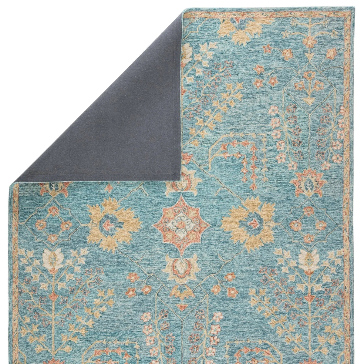 Province Pro02 Juniper Teal/Orange Rug