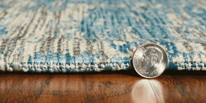 Provo 5759 Strokes Teal Rug