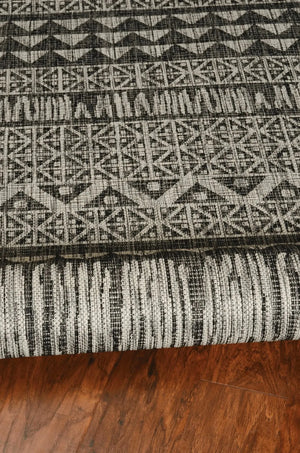 Provo 5761 Tribe Charcoal Rug