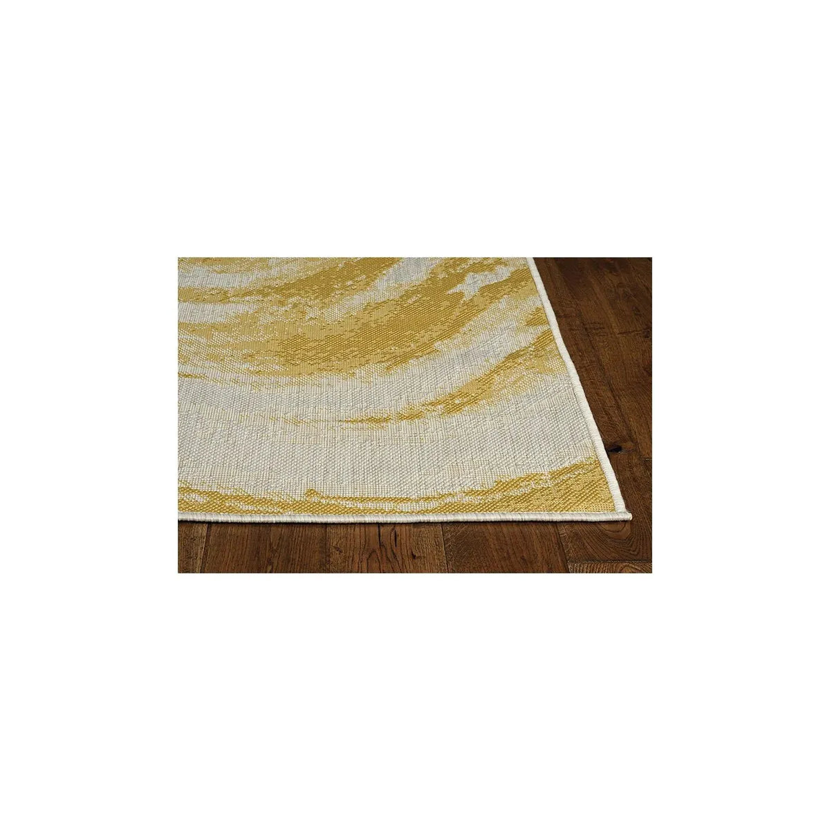 Provo 5764 Strokes Ivory/Gold Rug