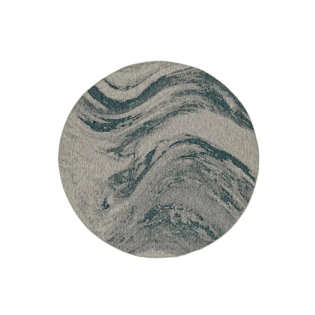 Provo 5765 Strokes Grey/Teal Rug